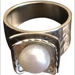 Silpada pearl ring R0898